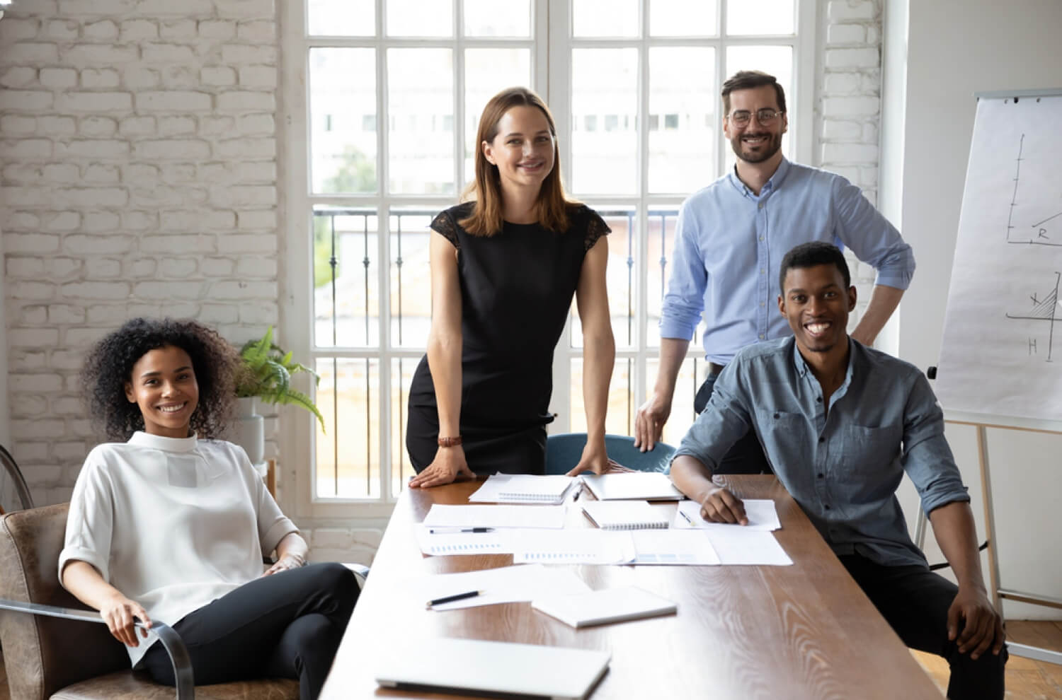 living room with dining area